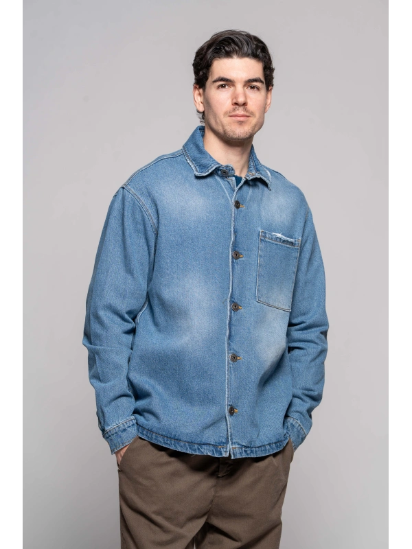 DENIM OVERSHIRT