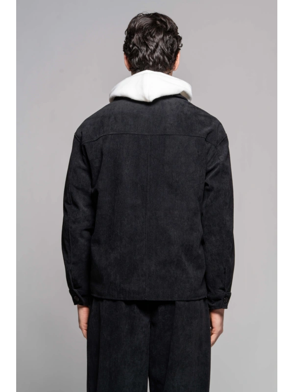 GIUBBINO OVERSHIRT VELL. MILITARE
