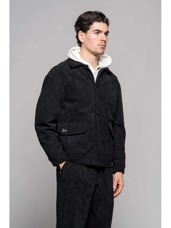 GIUBBINO OVERSHIRT VELL. MILITARE