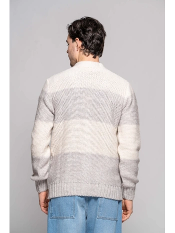 CARDIGAN FASCE TRECCE