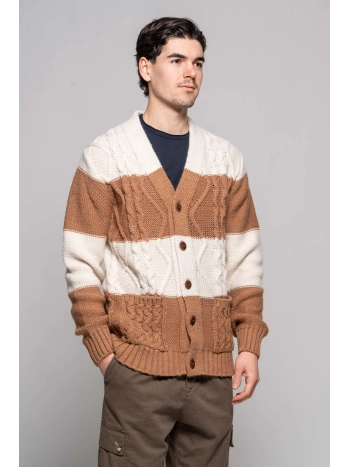 CARDIGAN WITH BRAID BANDS